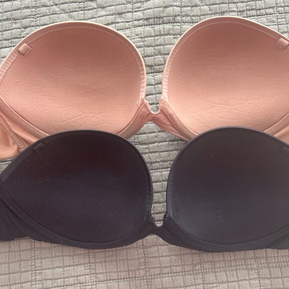 VICTORIA'S SECRET Very Sexy Push-Up Strapless Bra - BLACK - Size 34 C - Picture 5 of 12